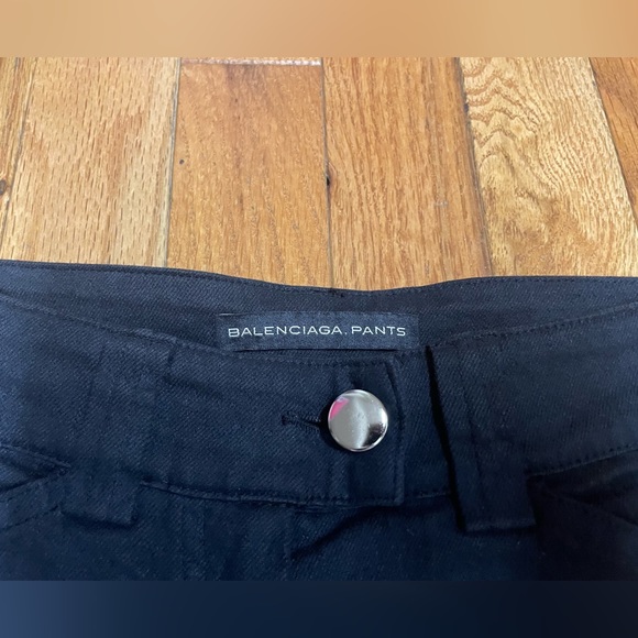 Balenciaga Vintage Black Skinny Jeans Size 0/2 - Picture 4 of 7